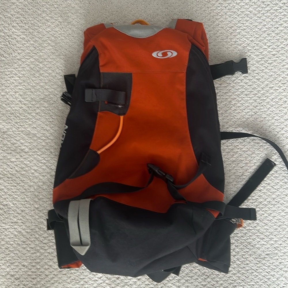 Salomon Orange Ski Back Pack Lightweight